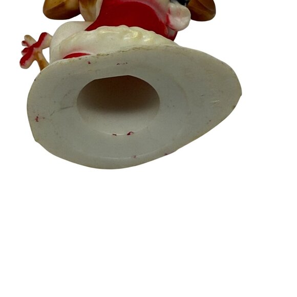Vintage Mouse Christmas Helper Figurine Red Santa Outfit Holiday Decor Hong Kong - Picture 6 of 8